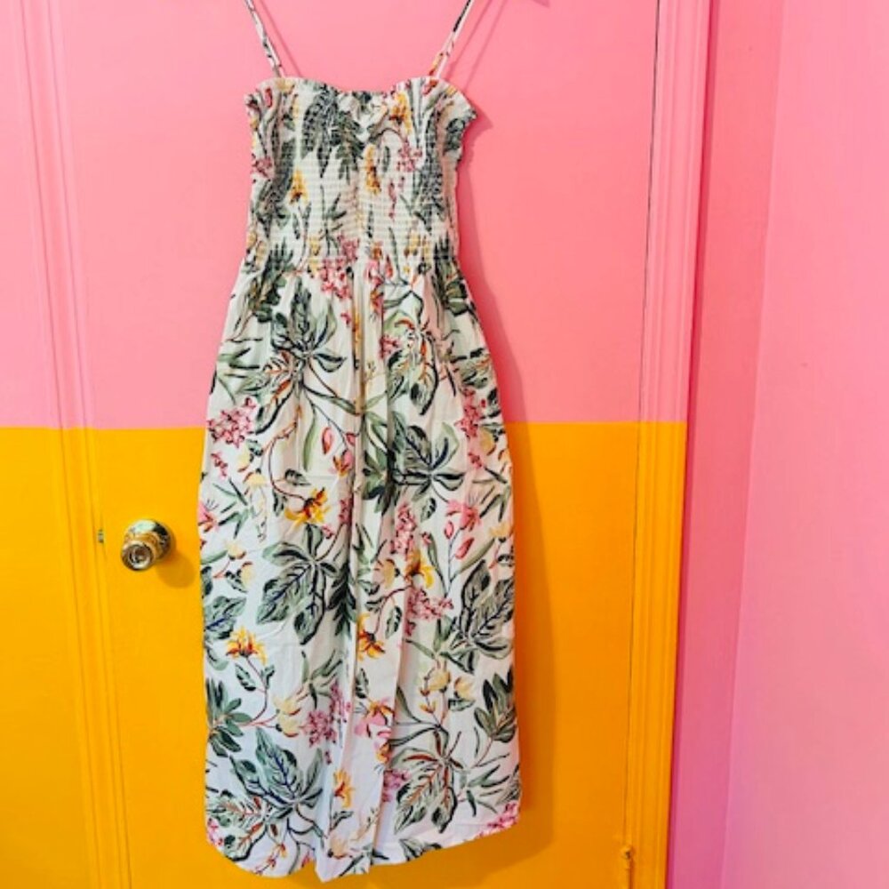 H&M Smocked-bodice Dress - M